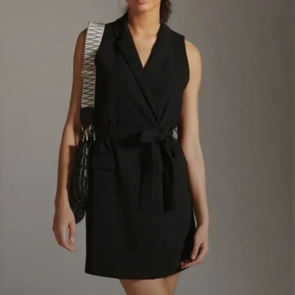 black vest mini dress Kenneth Cole